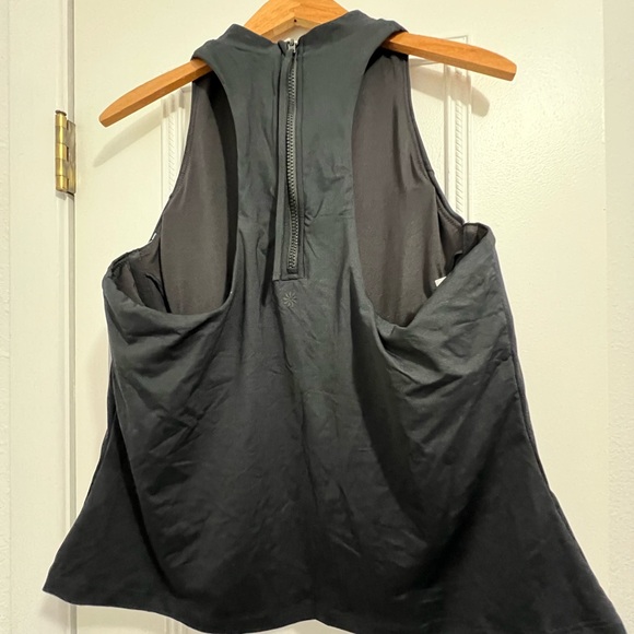 ATHLETA Maldives Sport Zip Tankini NWT - Black #791252 - Picture 7 of 8